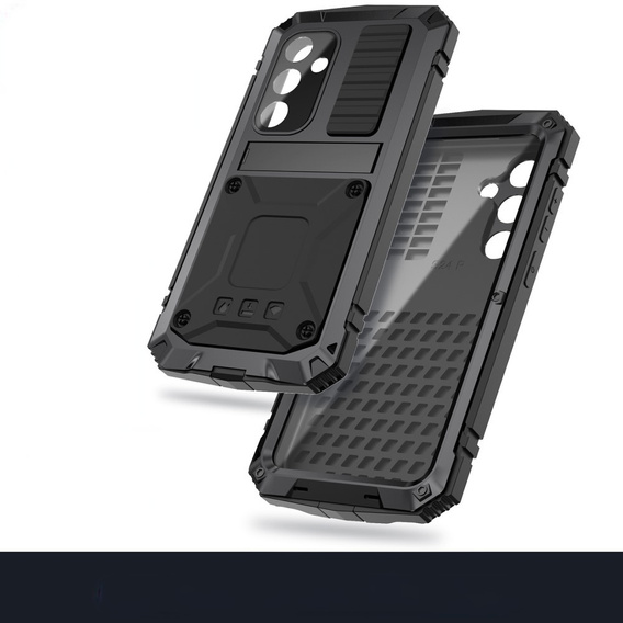 Armored case for Samsung Galaxy S25, R-JUST, black
