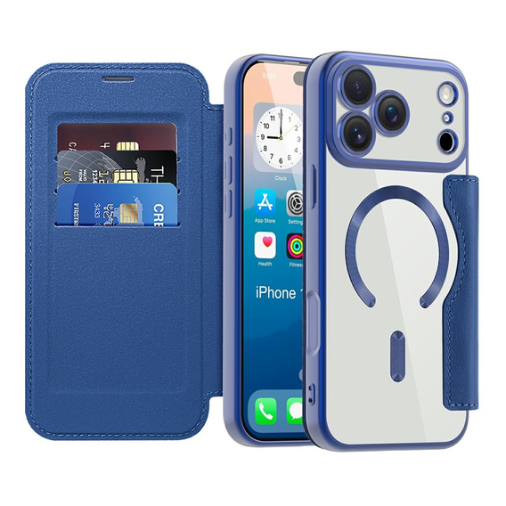 RFID Wallet MagSafe flip case with camera protection for iPhone 17 Pro Max