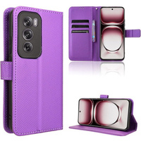 Flip case for Oppo Reno 12 Pro, Wallet Smart Magnet, purple