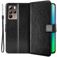 Flip case for HTC U23 Pro, Wallet, black