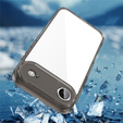 Silicone sleeve for iPhone Air, with hard back, smoky black