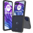 Case for Motorola Razr 50 Ultra, Fusion Hybrid, transparent / black