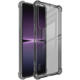 IMAK case for Sony Xperia 1 V, Dropproof, transparent / black