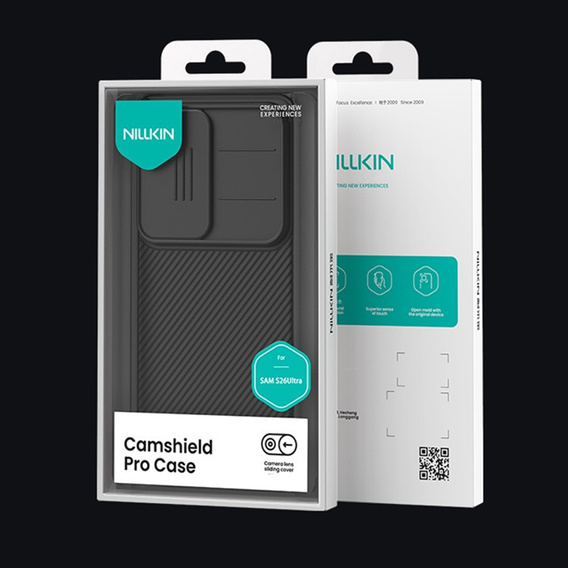 NILLKIN Camshield Pro case with camera cover for Samsung Galaxy S26 Ultra, black