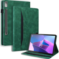 Case for Lenovo Tab P11 Pro Gen 2 TB132FU TB132XU 11.2", Classic, with space for stylus, green