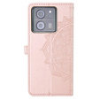 Flip case for Xiaomi 13T / 13T Pro, Mandala, pink rose gold