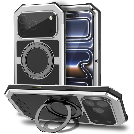 R-JUST case with MagSafe and stand for iPhone 17 Pro Max