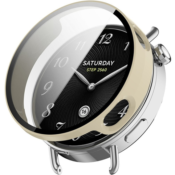 2-in-1 Case + Tempered Glass for Xiaomi Watch S4 41mm