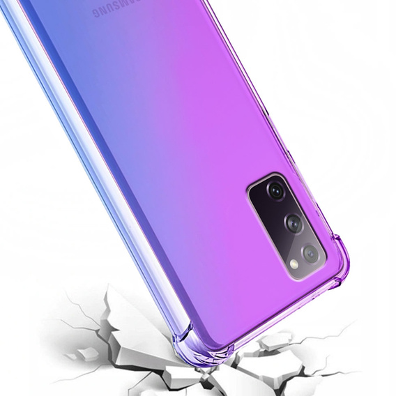 Case for Samsung Galaxy S20 FE, Gradient Dropproof, Purple / blue