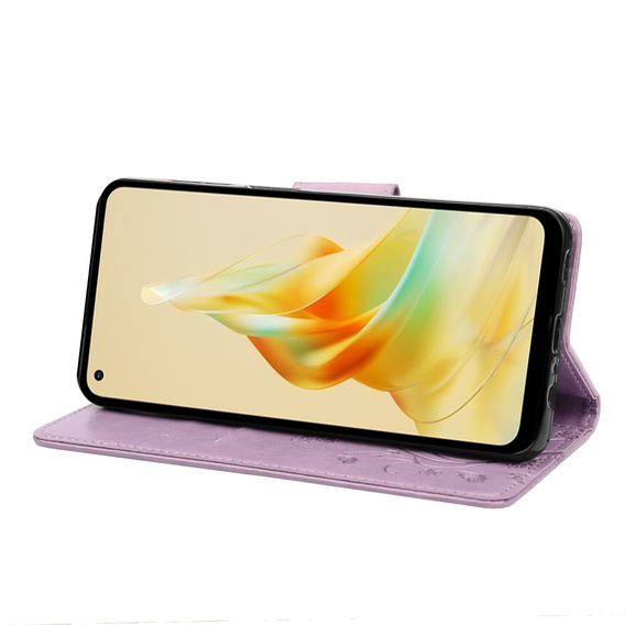 Flip case for Oppo Reno8 T 4G, Mandala Flower, purple