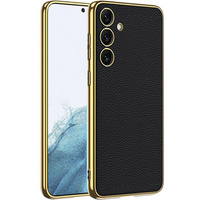 Case for Samsung Galaxy S24, GKK Leather, black