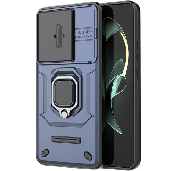 Case for Xiaomi 13T / 13T Pro, KickStand Camera Lens, blue