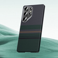 BENKS Kevlar Case for Samsung Galaxy S25 Ultra, for MagSafe, Carbon Fiber, black