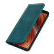 Case for Honor 90 Lite 5G, Wallet Litchi Leather, green