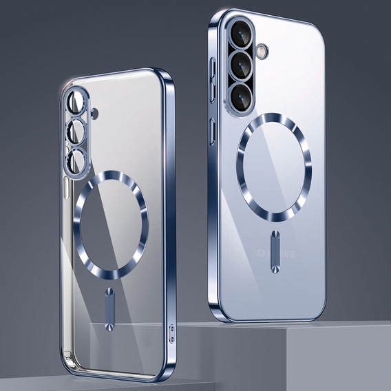 Case for Samsung Galaxy A36, Electro MagSafe, dark blue + Screen Glass