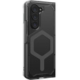 Urban Armor Gear Case for Galaxy Z Fold 5 5G, Plyo MagSafe, transparent / gray