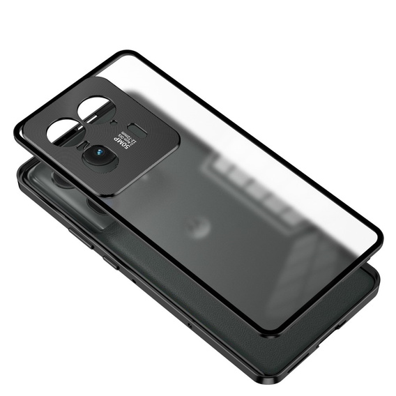 1 x Case for Motorola Edge 50 Ultra, Frame Case, black