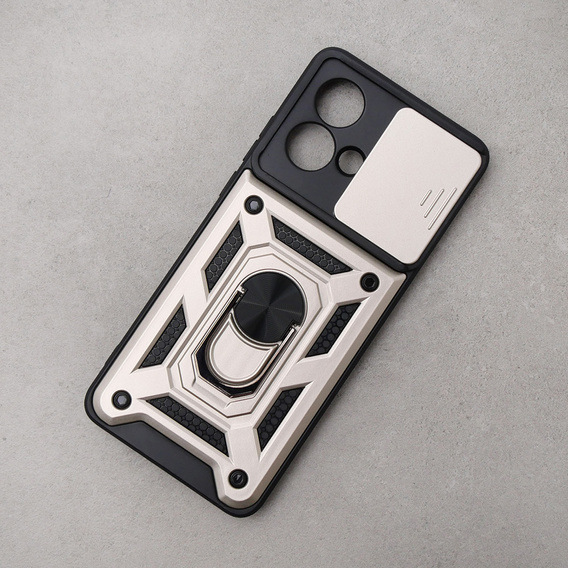 Case for Motorola Edge 40 Neo, CamShield Slide, gold