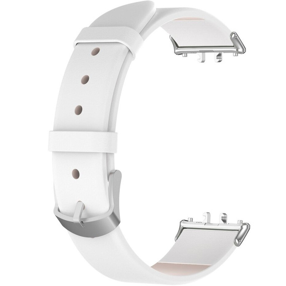 Leather Strap for Samsung Galaxy Fit 3, White