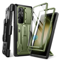 Case for Samsung Galaxy S24 Ultra, Tongate MECH with belt clip, green