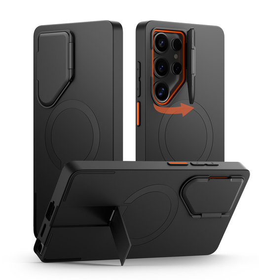 Case for Samsung Galaxy S25 Ultra, Suritch Shockproof, for MagSafe, black