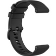 Silicone strap for 18mm do Garmin Vivomove 3S / Vivoactive 4S, Black