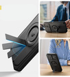 Armored case for iPhone 15 Pro Max, Dexnor CamProtect MagSafe, black (Two frames)
