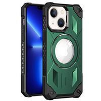 Case for iPhone 13, Heavy Duty, for MagSafe, green