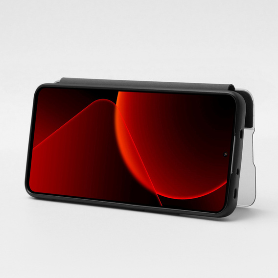 Case for Xiaomi 13T / 13T Pro, with Side View flap, black