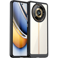 Case for Realme 11 Pro 5G / 11 Pro+ 5G, Fusion Hybrid, transparent / black