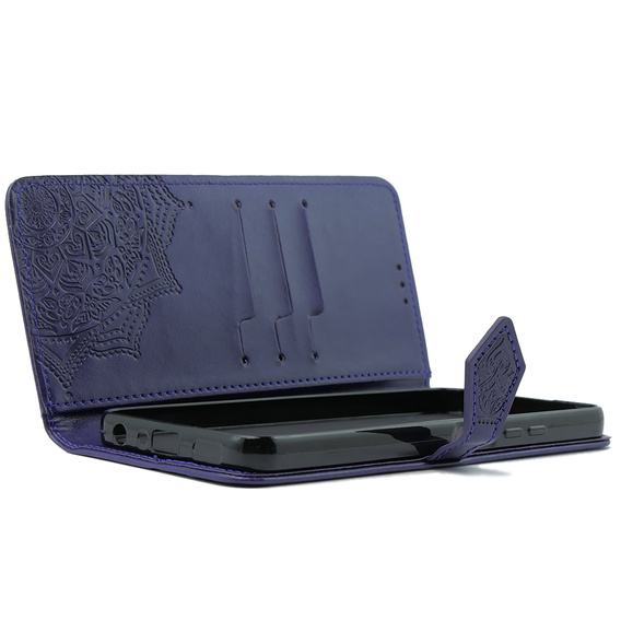 Flip case for Xiaomi Poco X6 5G, Mandala, purple