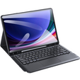 Case + keyboard Samsung Galaxy Tab S10+ Plus, Dux Ducis TouchPad Leather Pen Slot, black