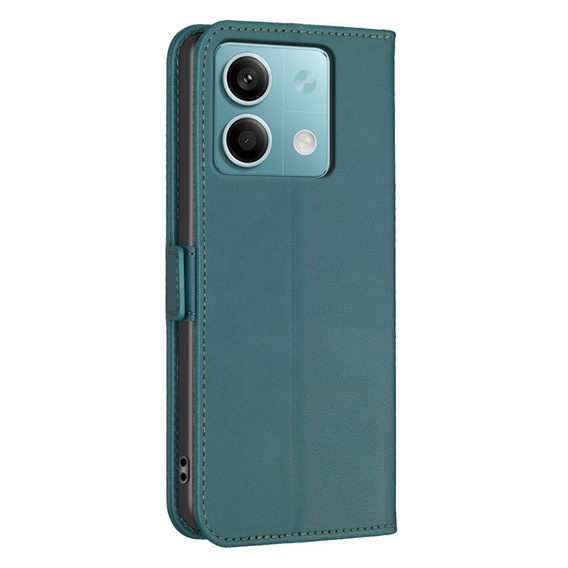 Flip case for Xiaomi Redmi Note 13 5G, BINFEN Wallet, green