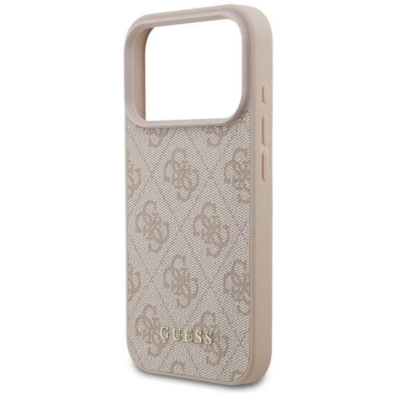 GUESS 4G Metal Gold Logo Case for iPhone 17 Pro