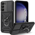 Case fordo Samsung Galaxy S23, CamShield Slide, black