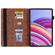 Case for Xiaomi Redmi Pad Pro / Xiaomi Poco Pad, Classic, with space for stylus, brown