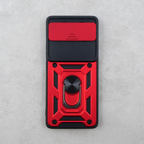 Case for Realme 11 Pro 5G / 11 Pro+ 5G, CamShield Slide, red