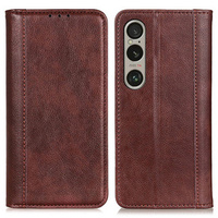 Flip case for Sony Xperia 1 VI, Split Leather, brown