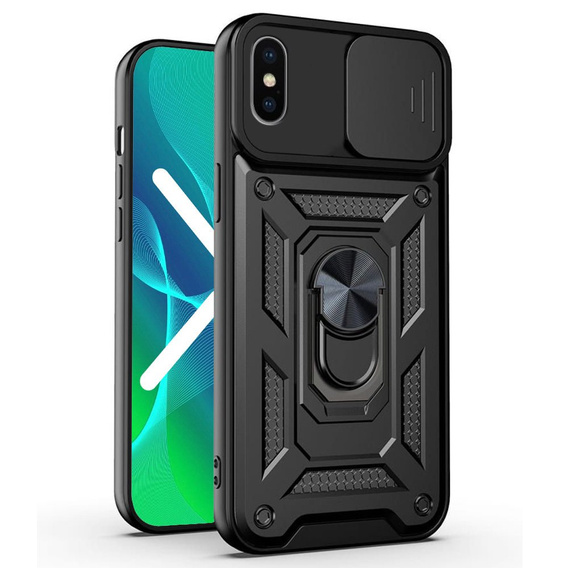 Case for iPhone XS MAX, CamShield Slide, black