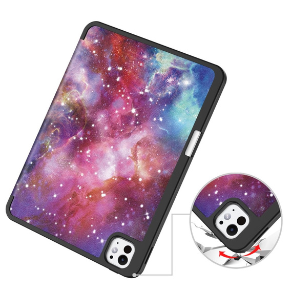 Case for iPad Pro 11 2024, Smartcase, galaxy