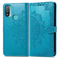 Flip case for Motorola Moto G31 / G41, Mandala, blue