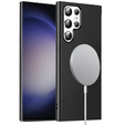 Case for Samsung Galaxy S23 Ultra, Silicone MagSafe, black