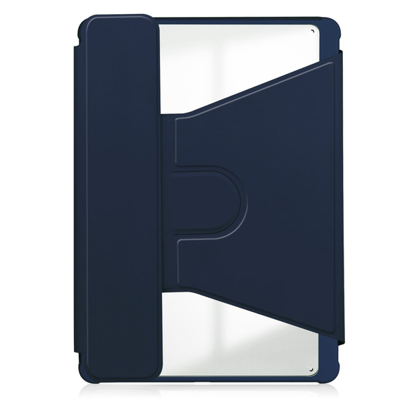 Keyboard case for iPad Pro 11" 2024 (5 gen.), Rotary 360° Leather, dark blue