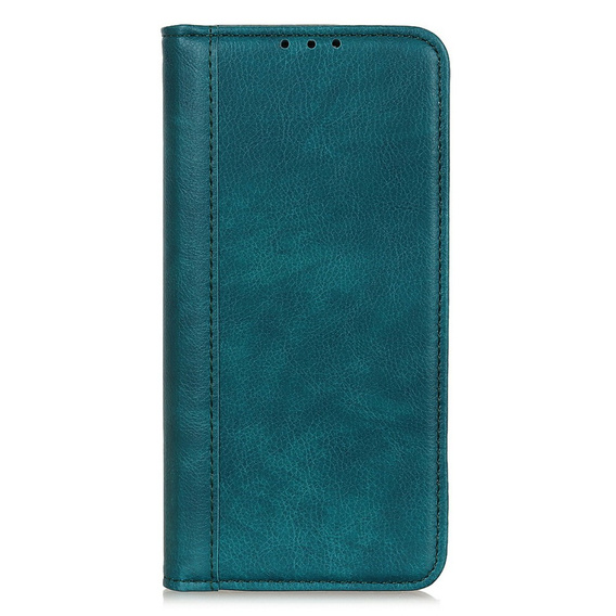 Case for Samsung Galaxy A56, Wallet Litchi Leather, green