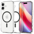 Spigen Ultra Hybrid MagSafe Case for iPhone 17, Clear/Graphite