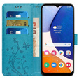 Flip case for Samsung Galaxy A55 5G, Wallet, Butterfly, purple