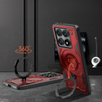 Case for Xiaomi 14T, Military MagSafe, red