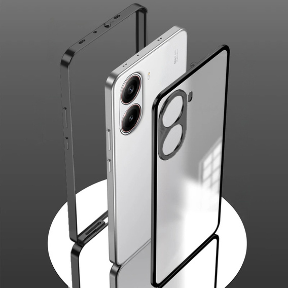 1 x Case for Xiaomi Poco X7 Pro 5G, Frame Case, black