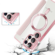 Flip case for Samsung Galaxy S25 Ultra, RFID Wallet MagSafe CamShield, pink