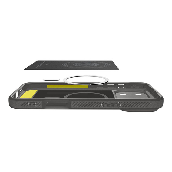 Spigen Rugged Armor MagSafe case for iPhone 17 Pro Max, Grey